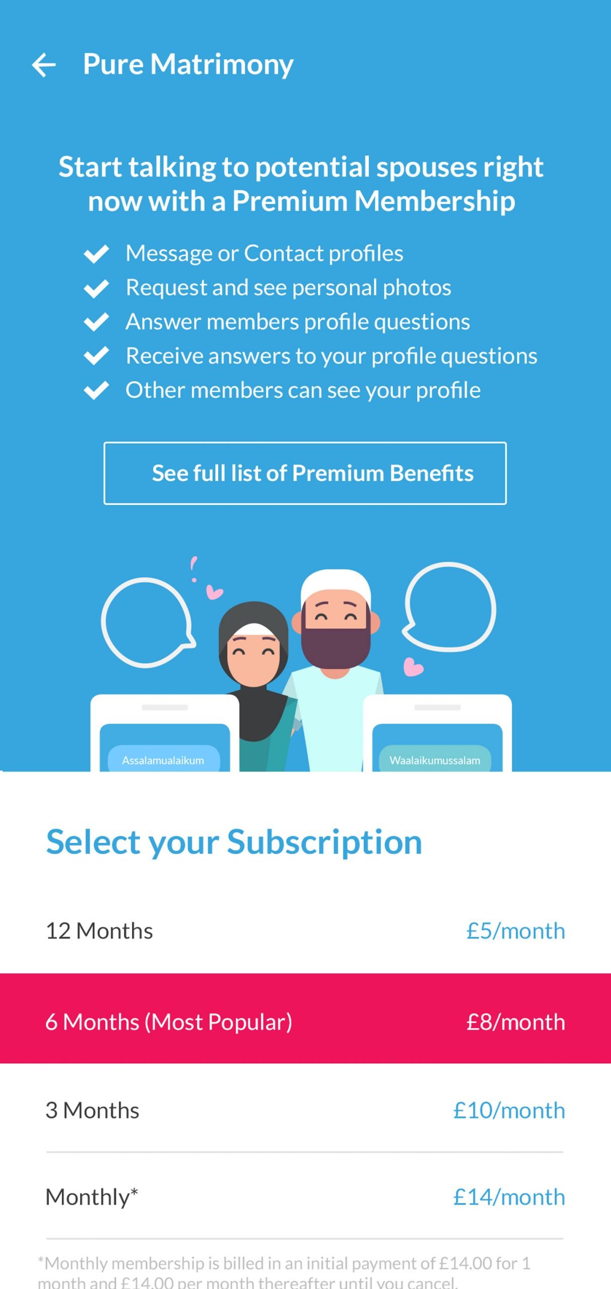 Membership-page